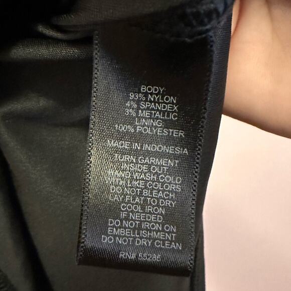 Express Black Sequin Sparkly Shift Mini Dress Large - Picture 6 of 8